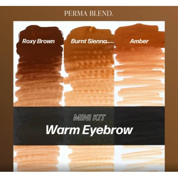 Набір для татуажу Perma Blend - Warm Eyebrow Mini Set