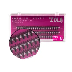 Вії-пучки 20D, 10mm ZOLA