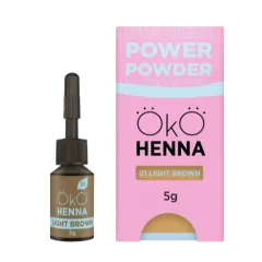 Henna for eyebrows Power Powder 01 Light Brown OKO