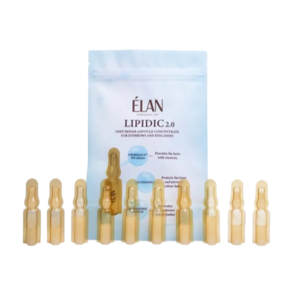 Concentrate for deep restoration of eyebrows and eyelashes in ampoules LIPIDIC 2.0 ELAN