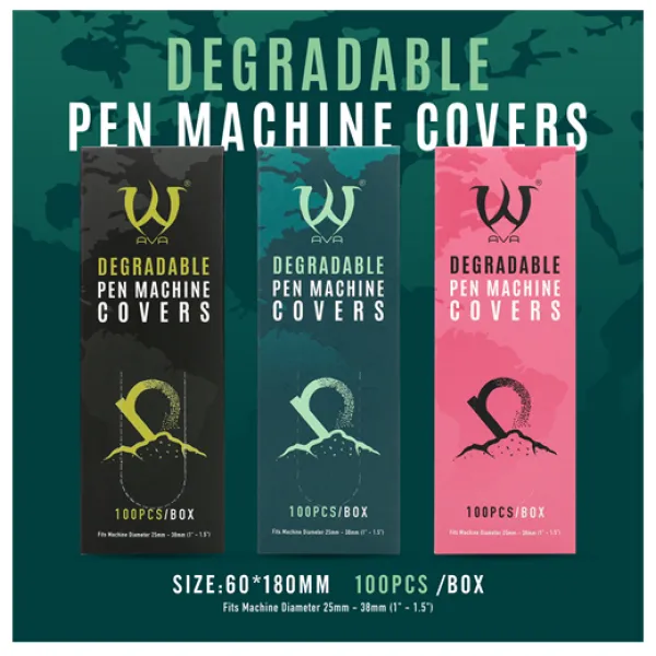 Защитные пакеты DEGRADABLE Pen Machine covers AVA 180mm