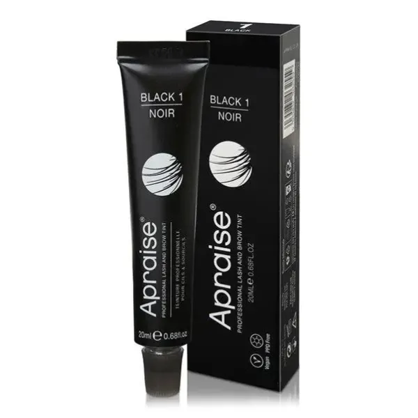 Eyebrow and eyelash dye No. 1 Black APRAISE PPD FREE