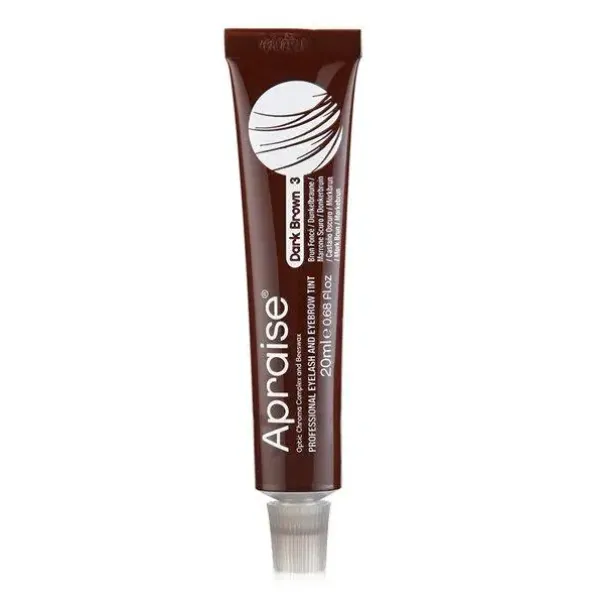 Eyebrow and eyelash dye without ammonia No. 3 Dark Brown APRAISE