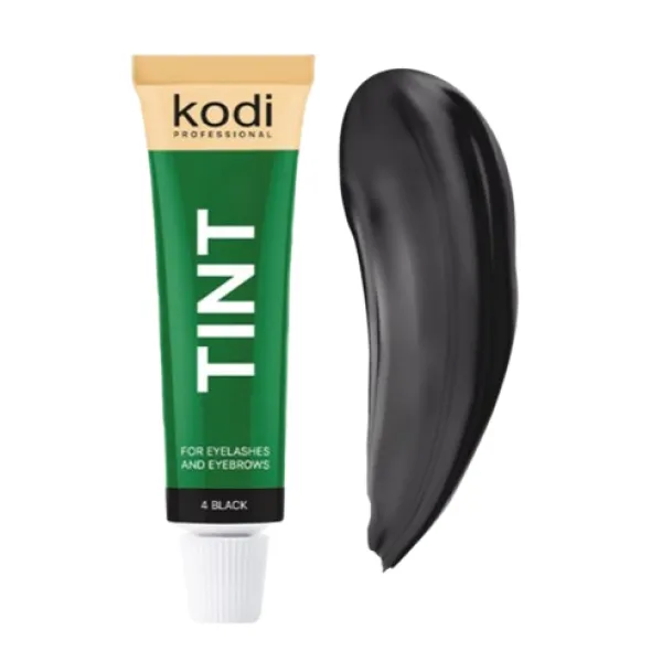 Paint for eyelashes and eyebrows black KODI