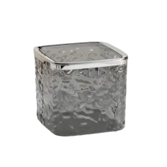 Контейнер квадратний гофрований Grey