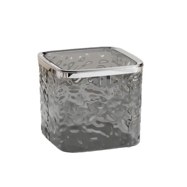 Контейнер квадратный гофрированный Grey