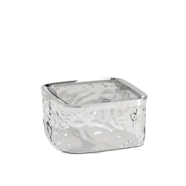 Контейнер квадратный гофрированный Clear