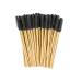 Disposable eyebrow brushes bamboo (colored)