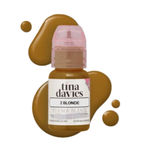 Распродажа! Пигмент для татуажа Perma Blend Tina Davies 2 Blonde 15 мл