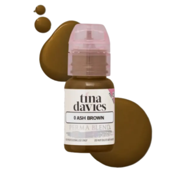 Распродажа! Пигмент для татуажа Perma Blend Tina Davies 0 Ash Brown 15 мл