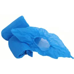Shoe covers medical blue