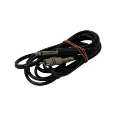 RCA clip cord (black)
